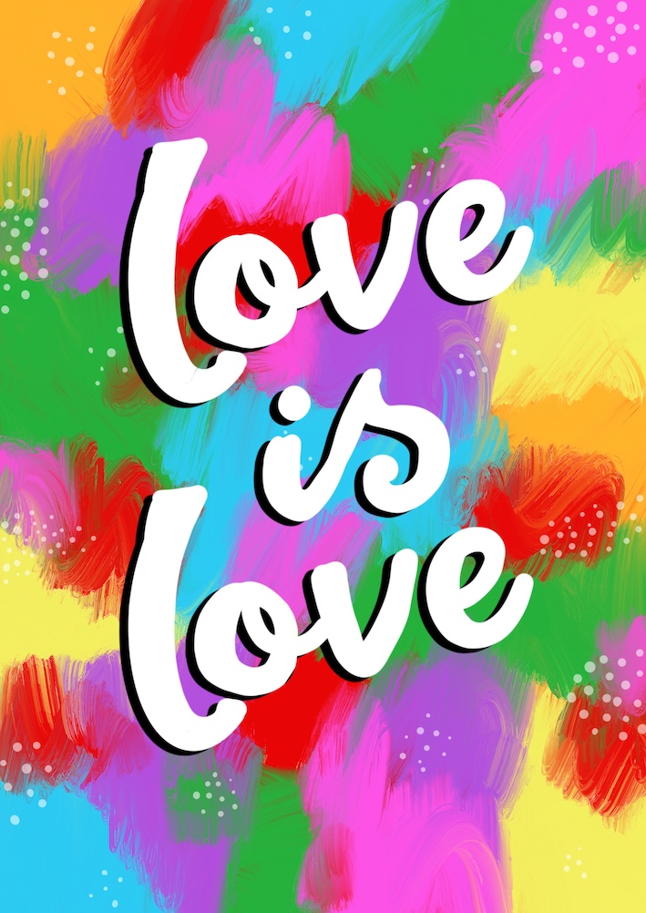 Love is Love - Art by Carmel Behan