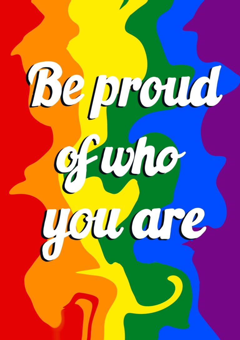 Be Proud Of Who You Are - Art By Carmel Behan